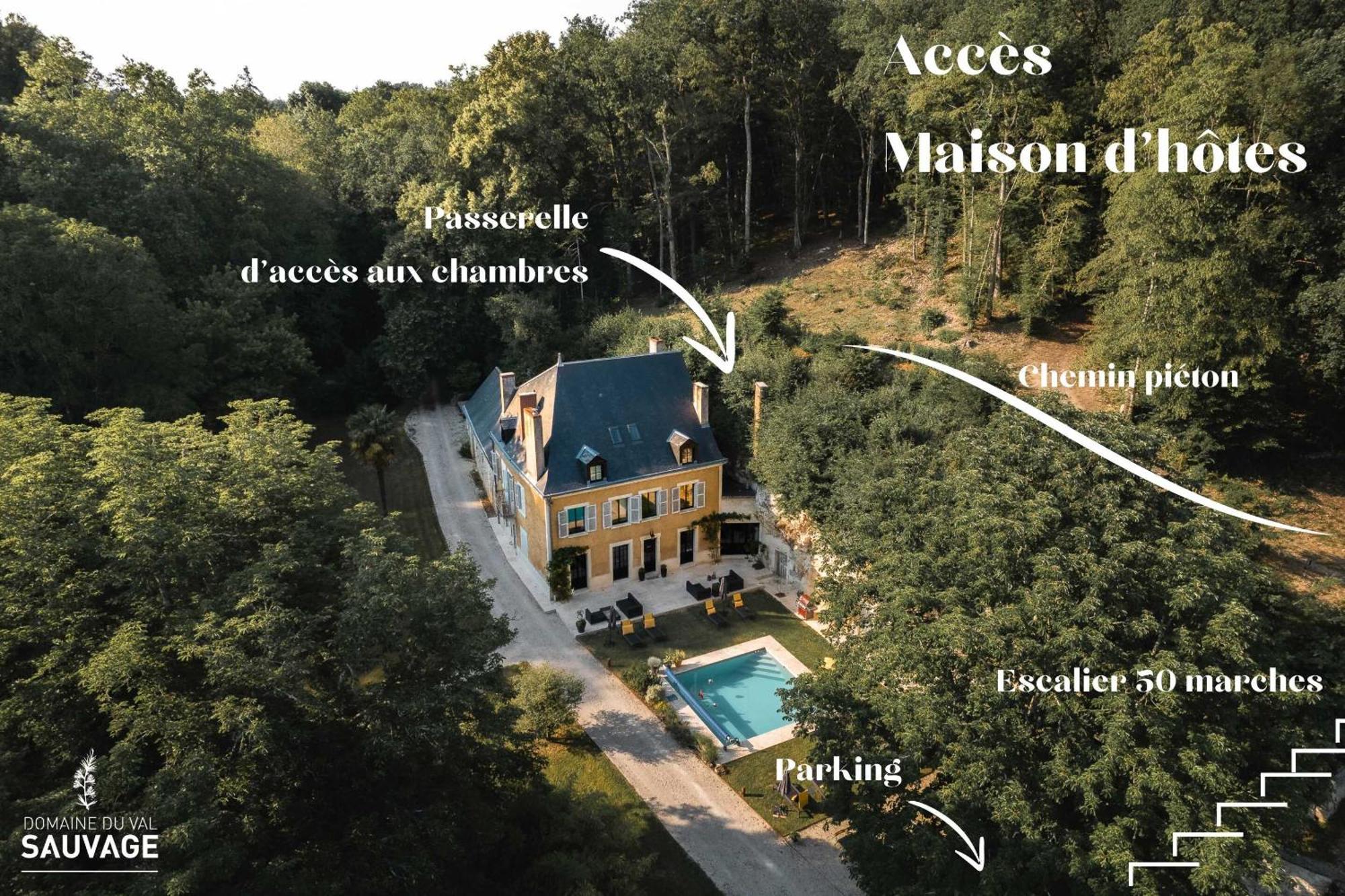 Domaine Du Val Sauvage Bed & Breakfast Langeais Ngoại thất bức ảnh